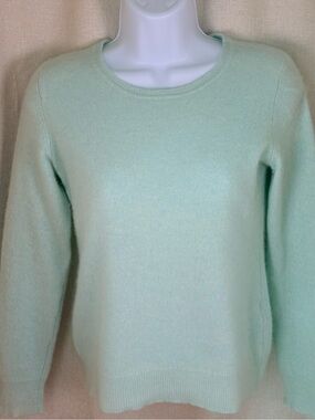 🍃 Lord & Taylor 100% Cashmere Sweater | Mint | Medium